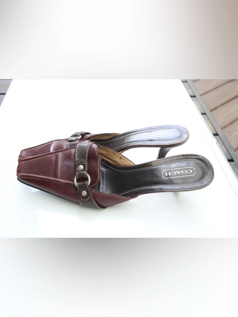 Vintage Coach Madison mules - Picture 8 of 11
